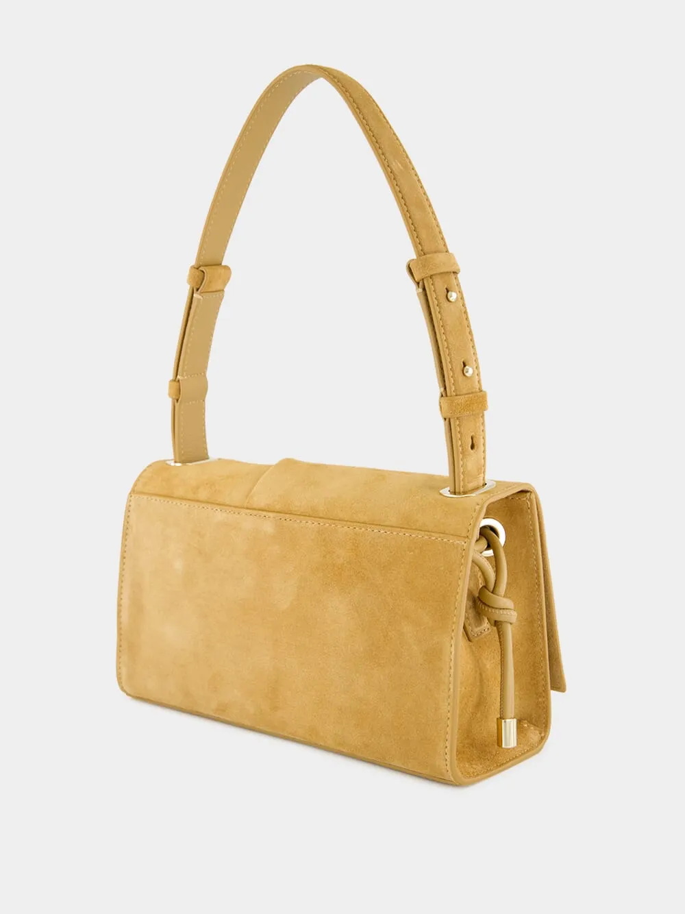 Baggy Small Cosme Suede Shoulder Bag sold by Fashion Clinic product image thumbnail 4