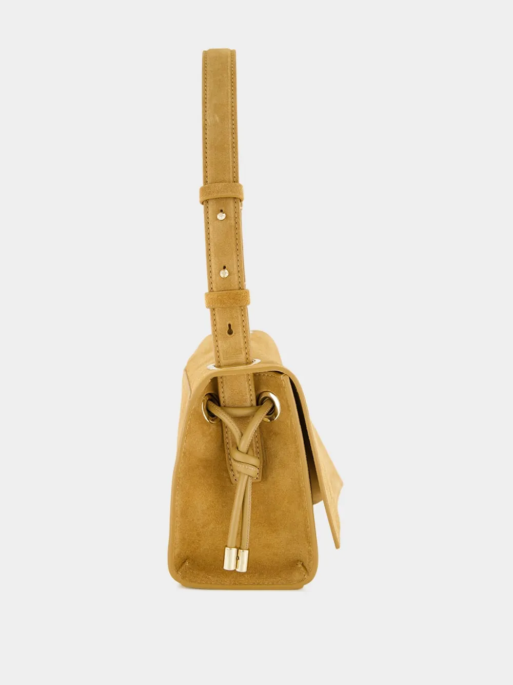 Baggy Small Cosme Suede Shoulder Bag sold by Fashion Clinic product image thumbnail 3