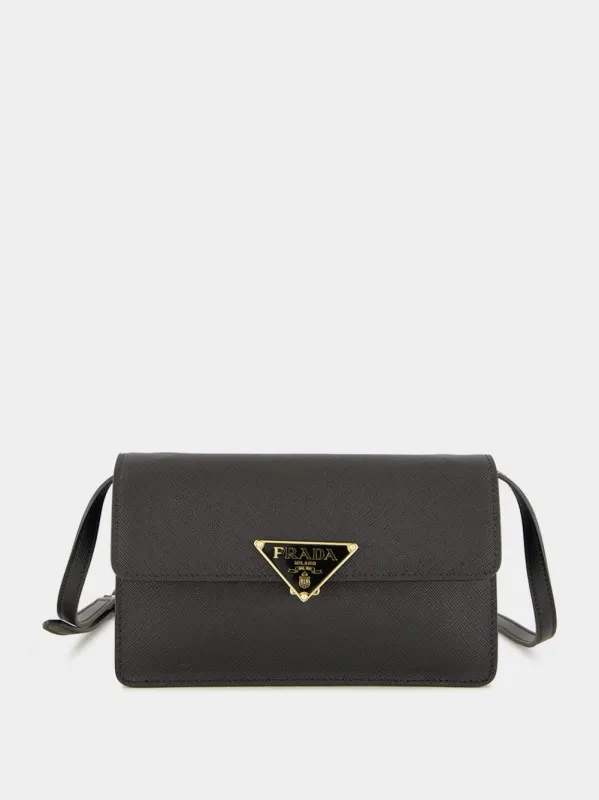 Black Saffiano Leather Mini-Bag sold by Fashion Clinic