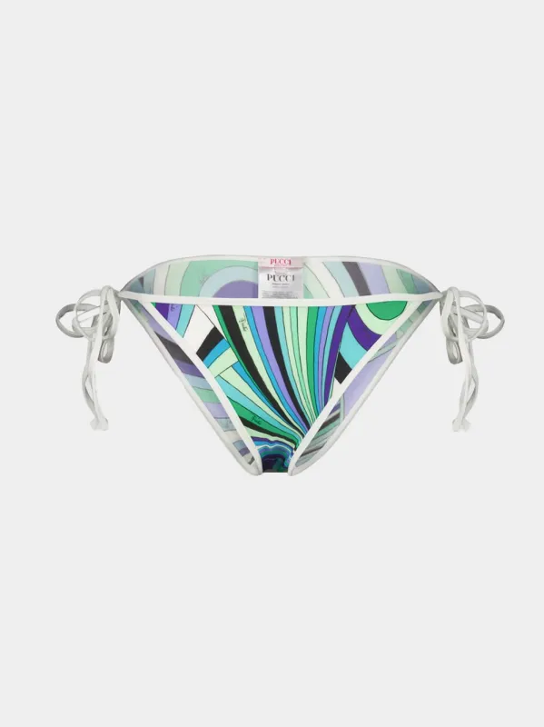 Iride Print String Bikini Brief sold by Fashion Clinic