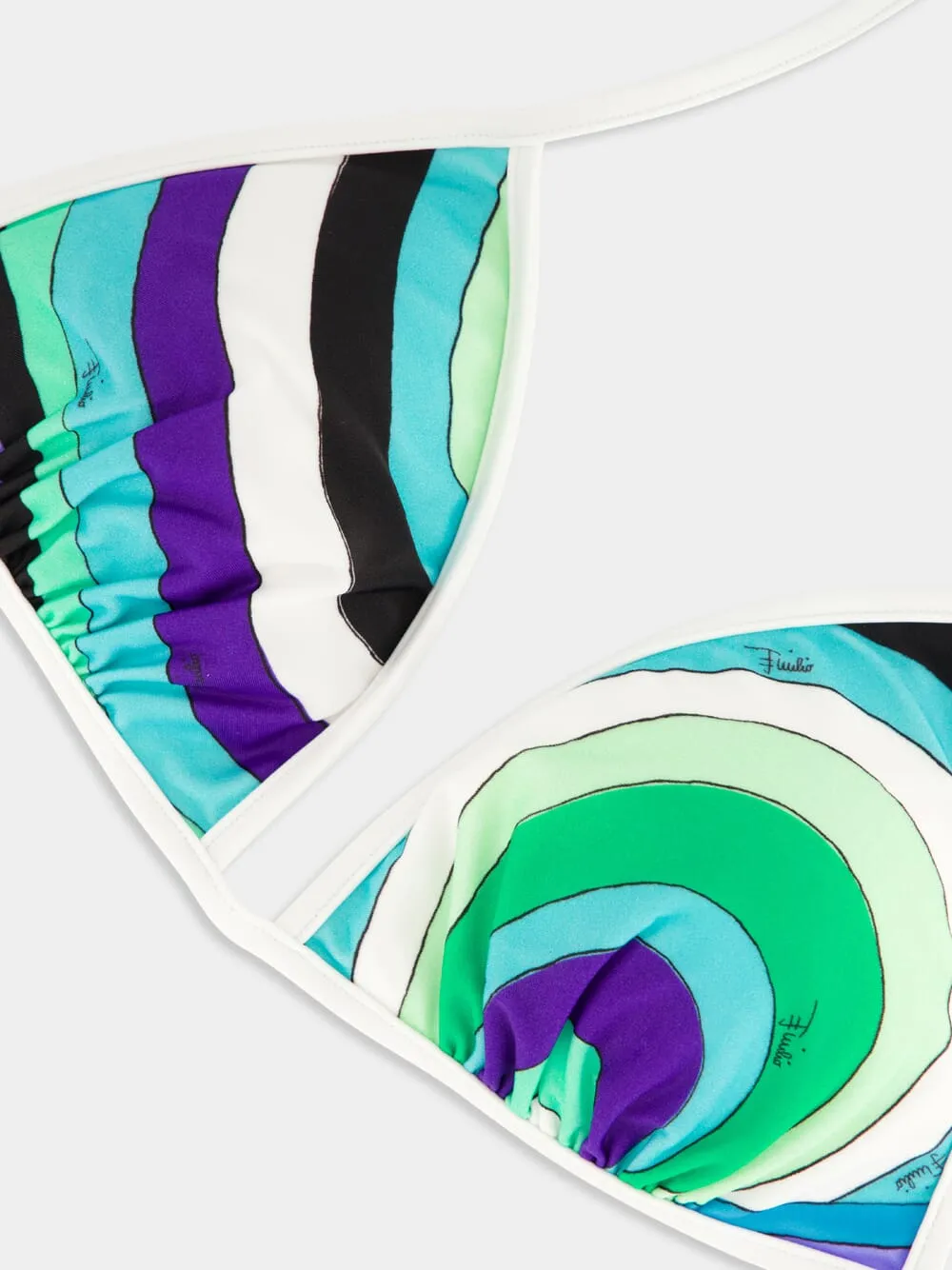 Iride Print Triangle Bikini Top sold by Fashion Clinic product image thumbnail 5