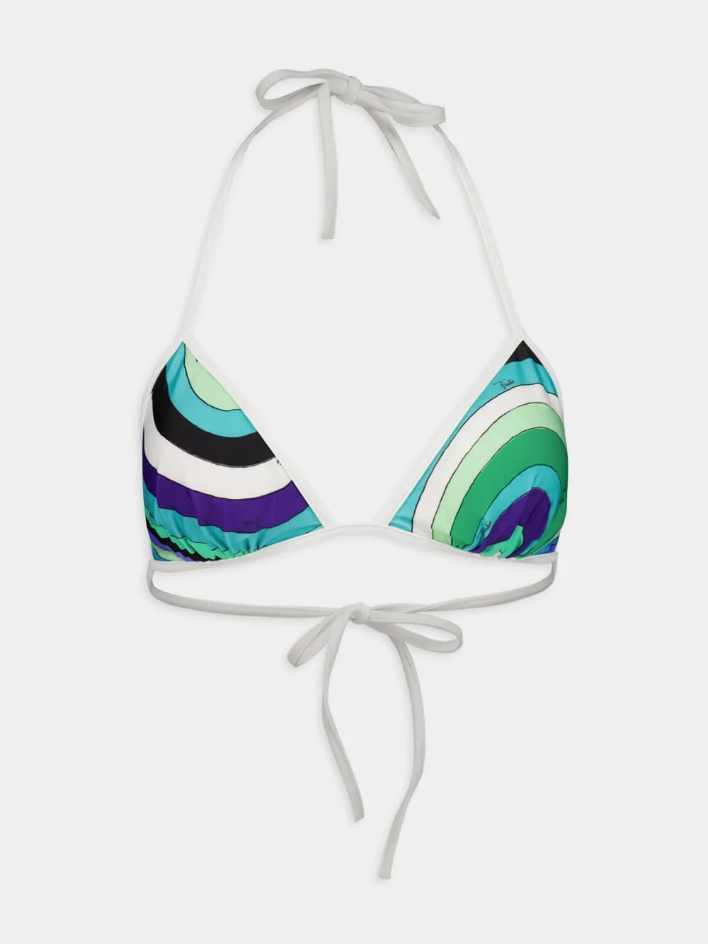 Iride Print Triangle Bikini Top sold by Fashion Clinic product image thumbnail 2