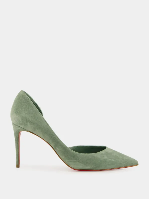 Iriza 85 mm Manuka Suede Pumps sold by Fashion Clinic