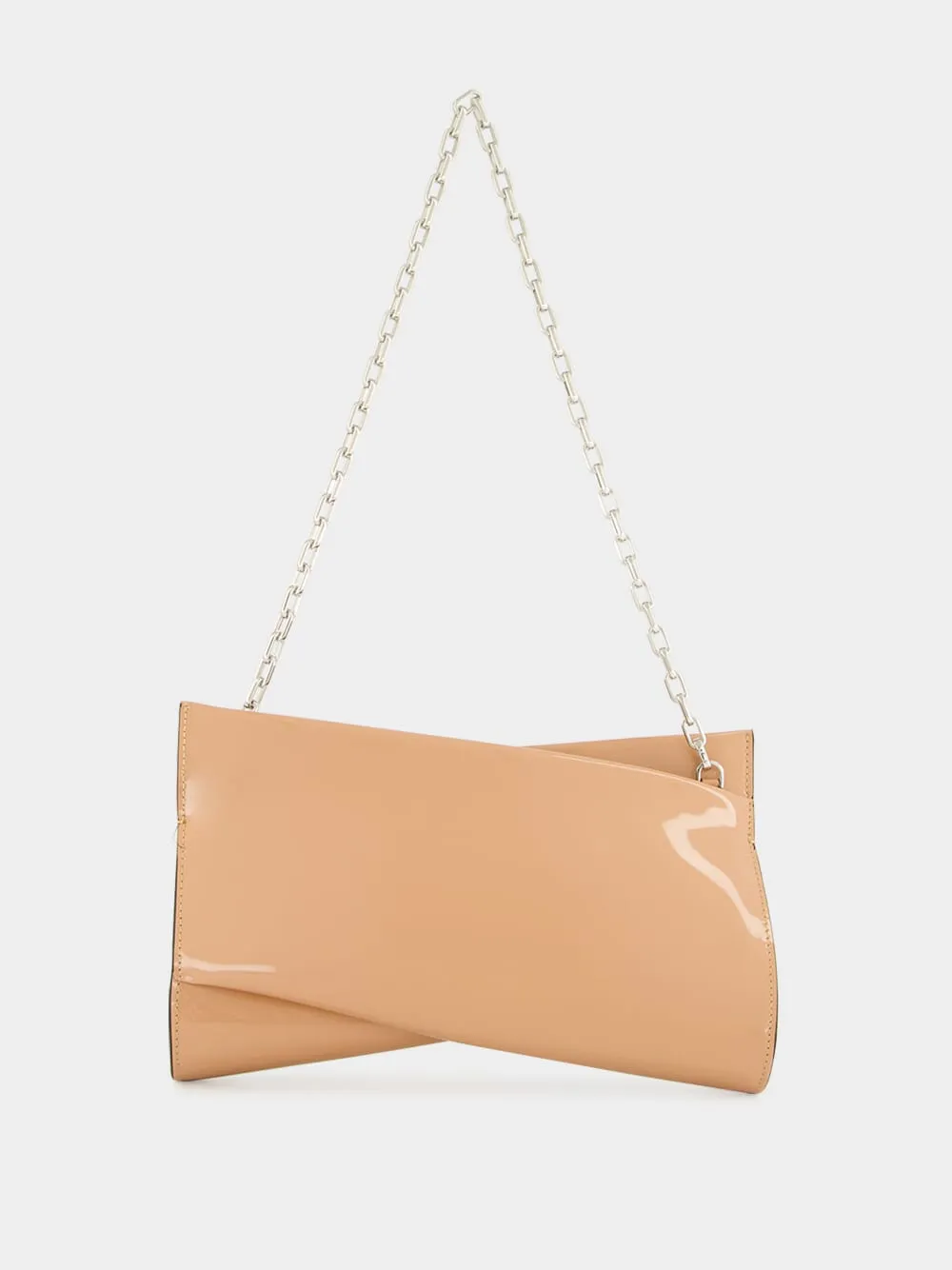 Lowbitwist Small Blush Patent Leather Clutch sold by Fashion Clinic product image thumbnail 3