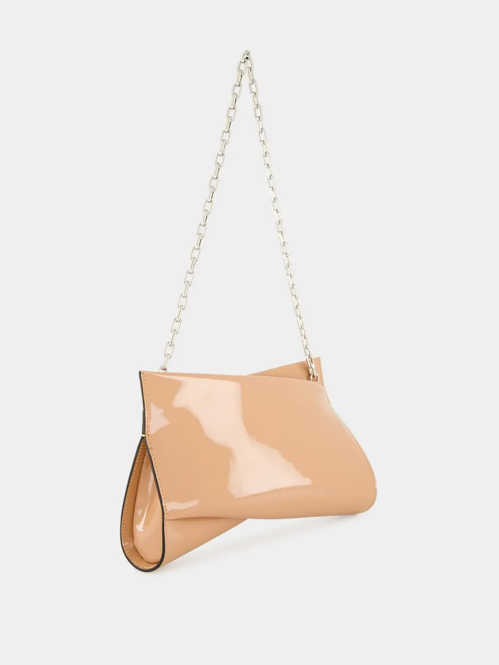 Lowbitwist Small Blush Patent Leather Clutch sold by Fashion Clinic product image thumbnail 4