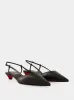 Miss Z Slingina 25 mm Black Slingbacks sold by Fashion Clinic