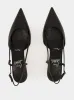 Miss Z Slingina 25 mm Black Slingbacks sold by Fashion Clinic