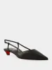 Miss Z Slingina 25 mm Black Slingbacks sold by Fashion Clinic