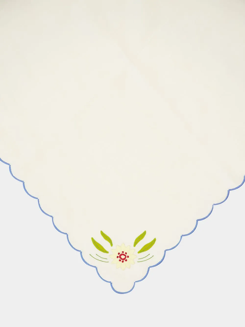 Hand-Embroidered Machico Ecru Linen with Multicoloured Embroidery Napkin sold by Fashion Clinic product image thumbnail 4