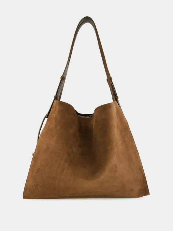 Cosme Suede Calf Leather Tote Bag sold by Fashion Clinic