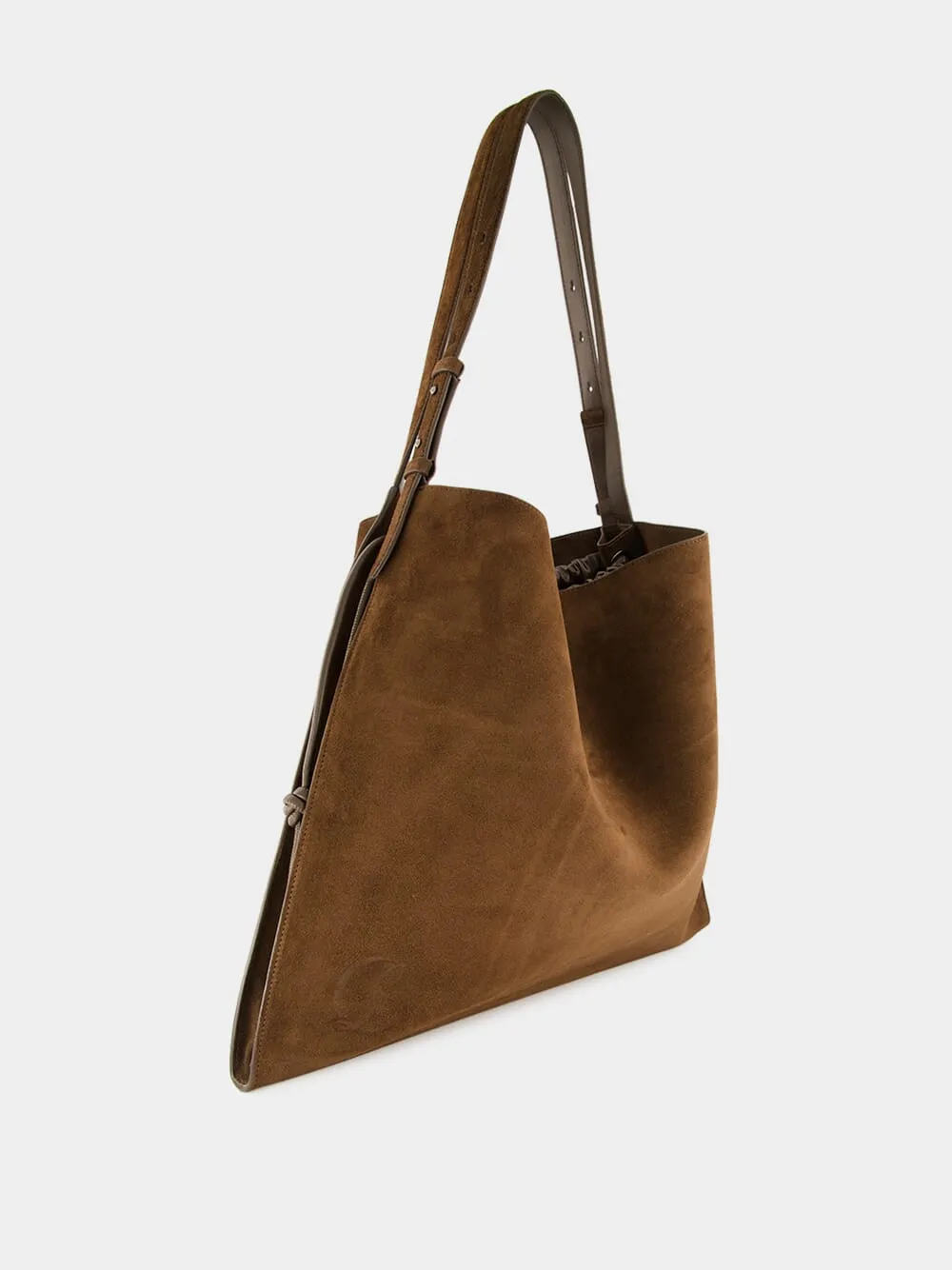 Cosme Suede Calf Leather Tote Bag sold by Fashion Clinic product image thumbnail 2