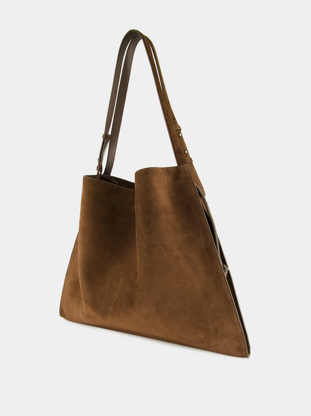 Cosme Suede Calf Leather Tote Bag sold by Fashion Clinic product image thumbnail 4