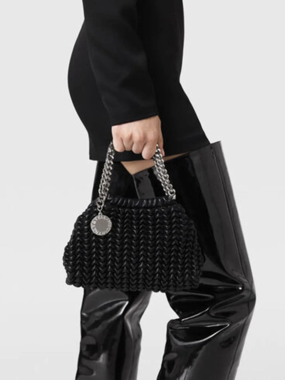 Black Falabella Popcorn Bag sold by Fashion Clinic product image thumbnail 3