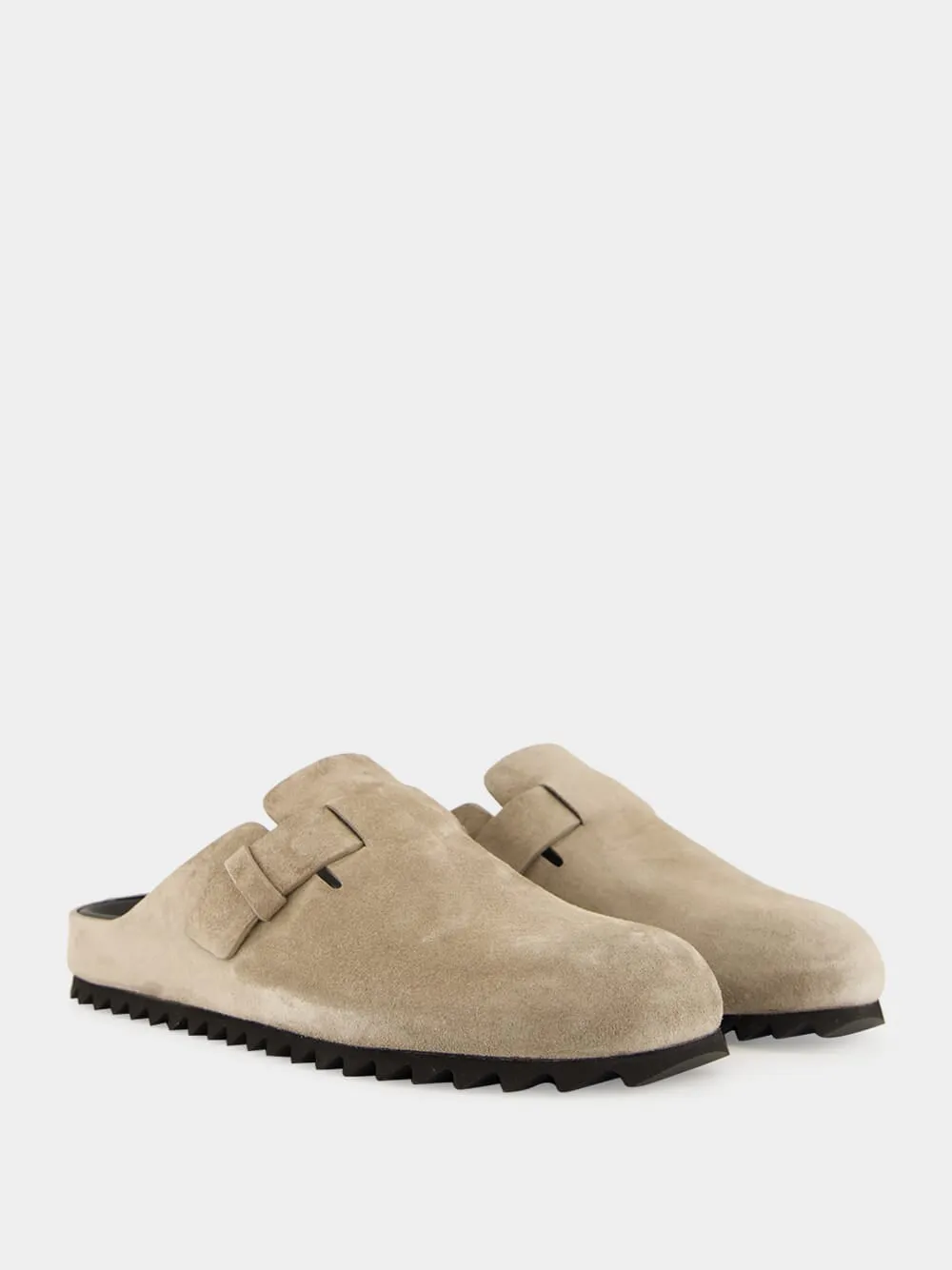 Grey Suede Agorà 012 Mule Sandals sold by Fashion Clinic product image thumbnail 3