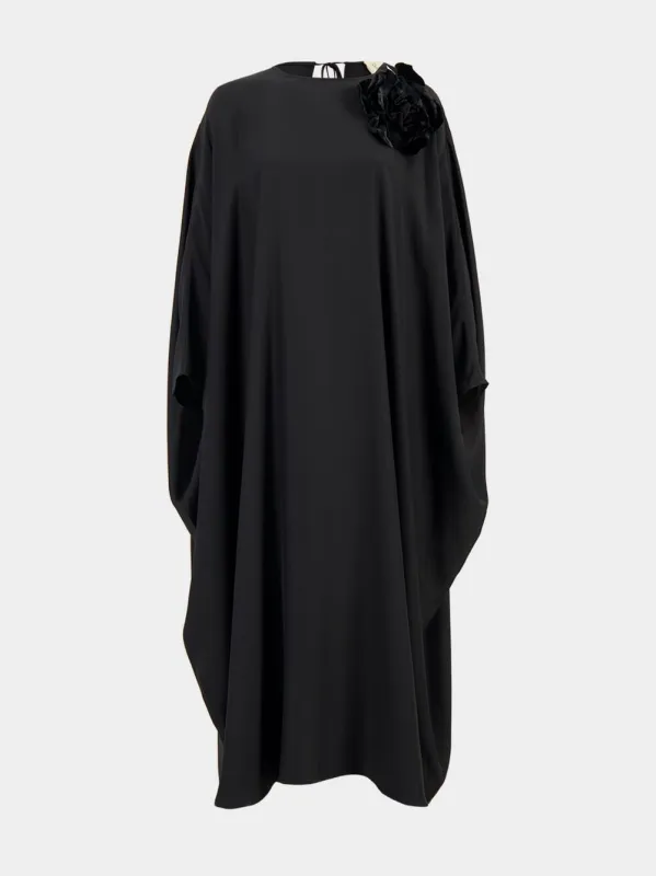 Auriga Black Silk Kaftan Dress sold by Fashion Clinic