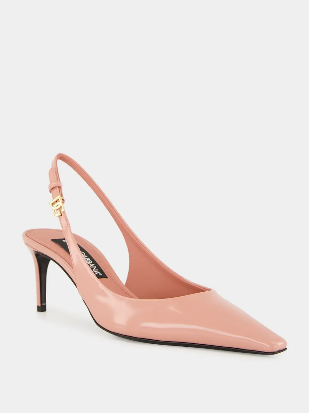 Pink Polished Calfskin Slingbacks sold by Fashion Clinic product image thumbnail 2