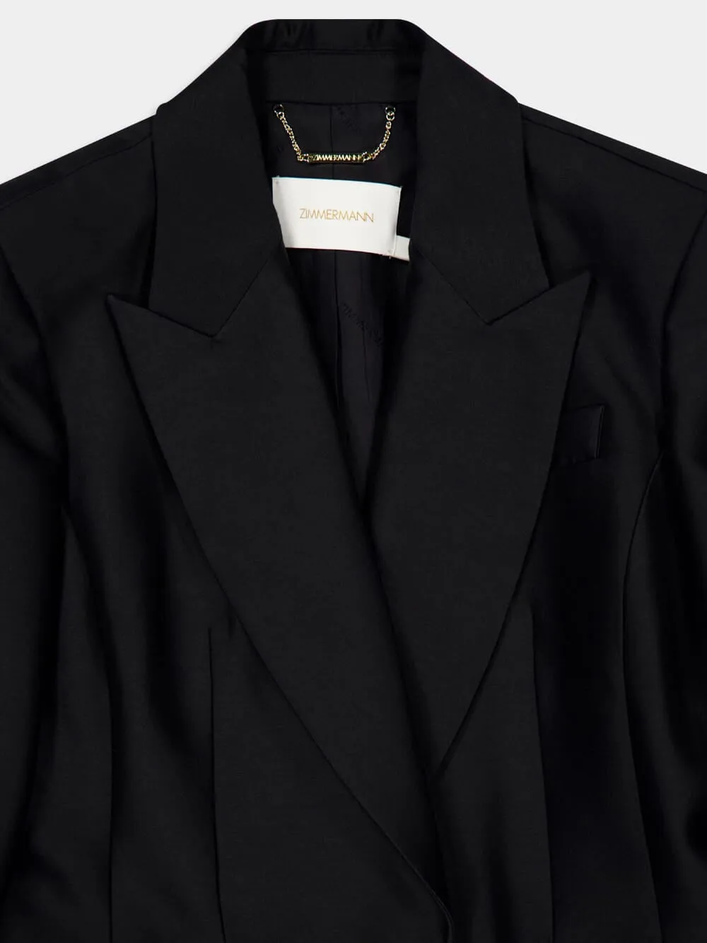 Black Hypnotic Tailored Jacket sold by Fashion Clinic product image thumbnail 5