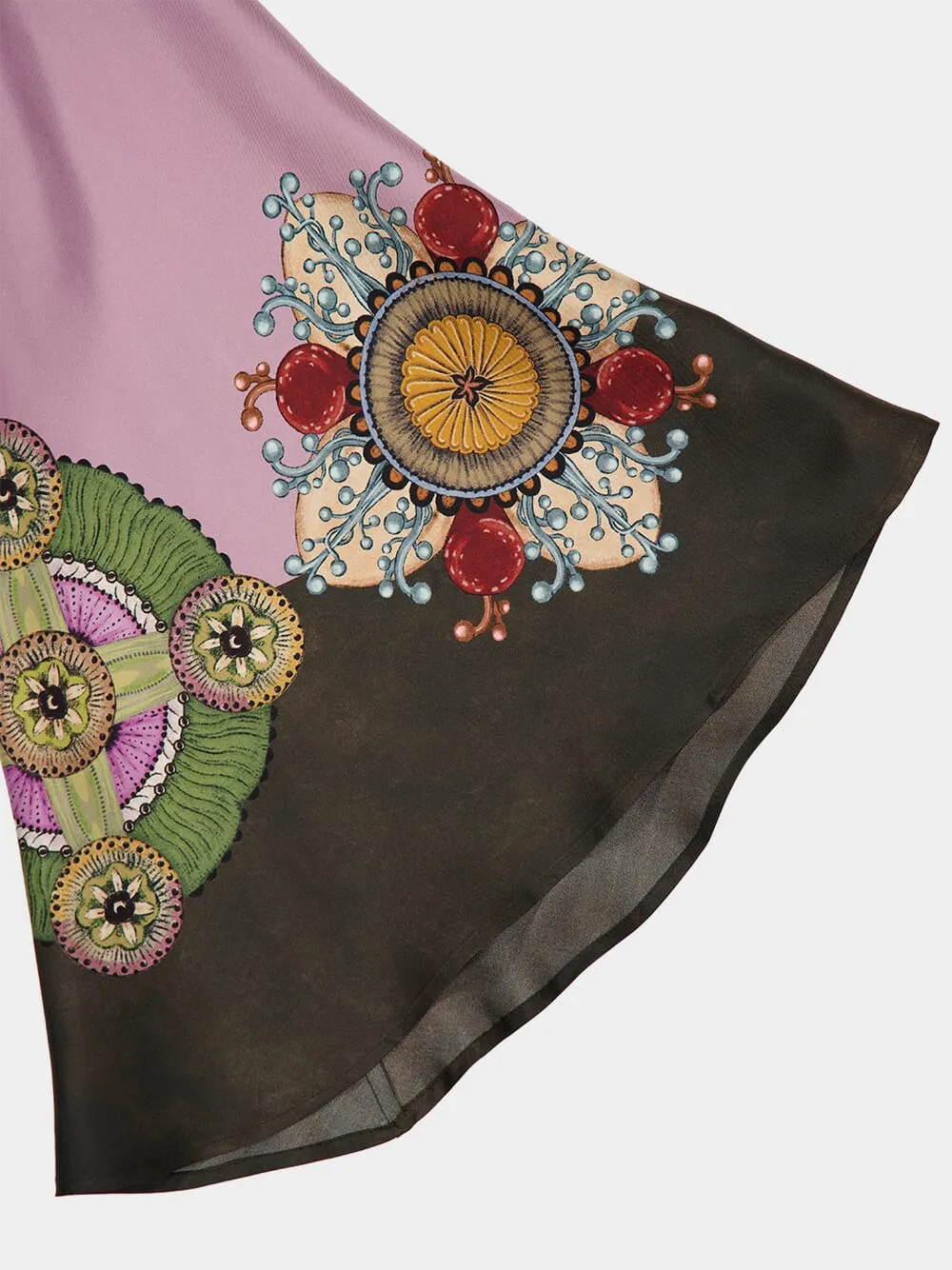 Dusty Pink Magnifico Silk Maxi Dress sold by Fashion Clinic product image thumbnail 5