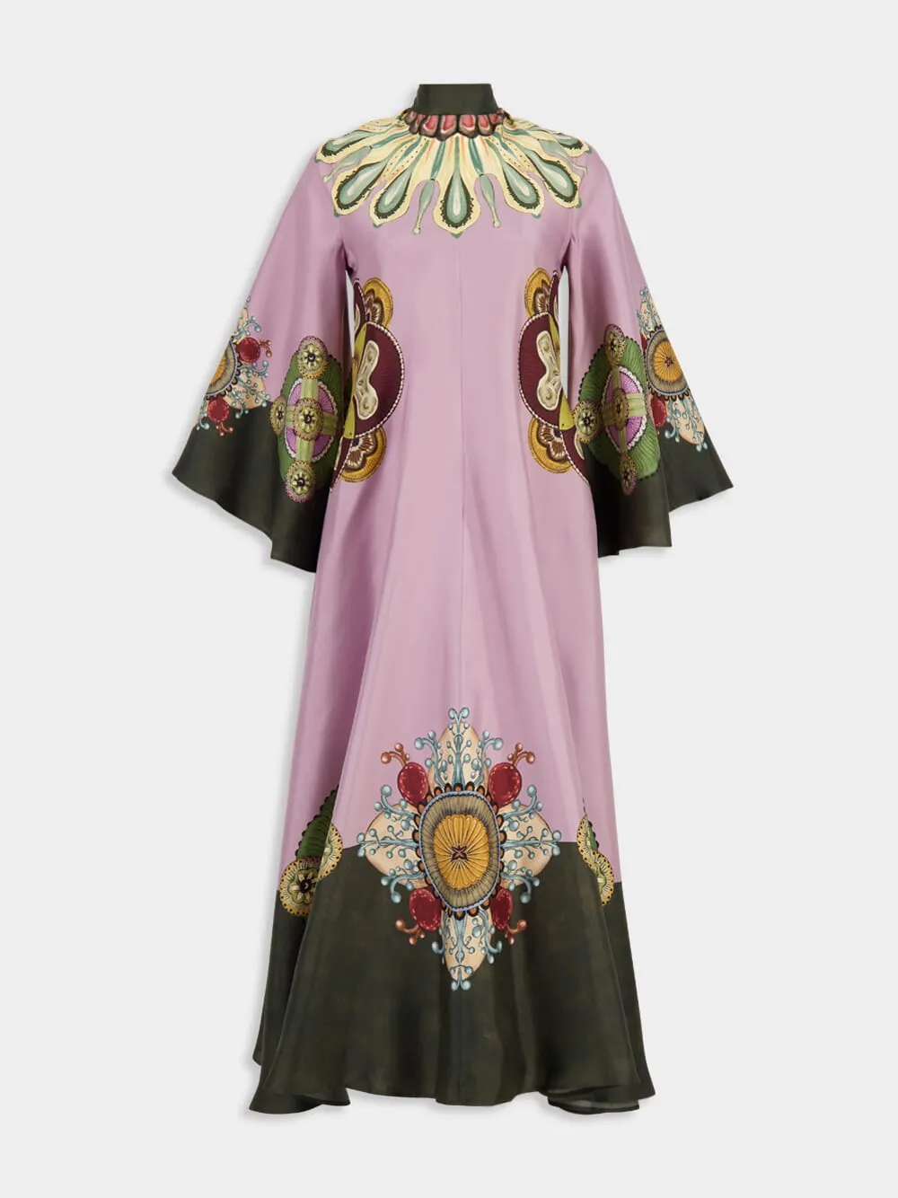 Dusty Pink Magnifico Silk Maxi Dress sold by Fashion Clinic product image thumbnail 2