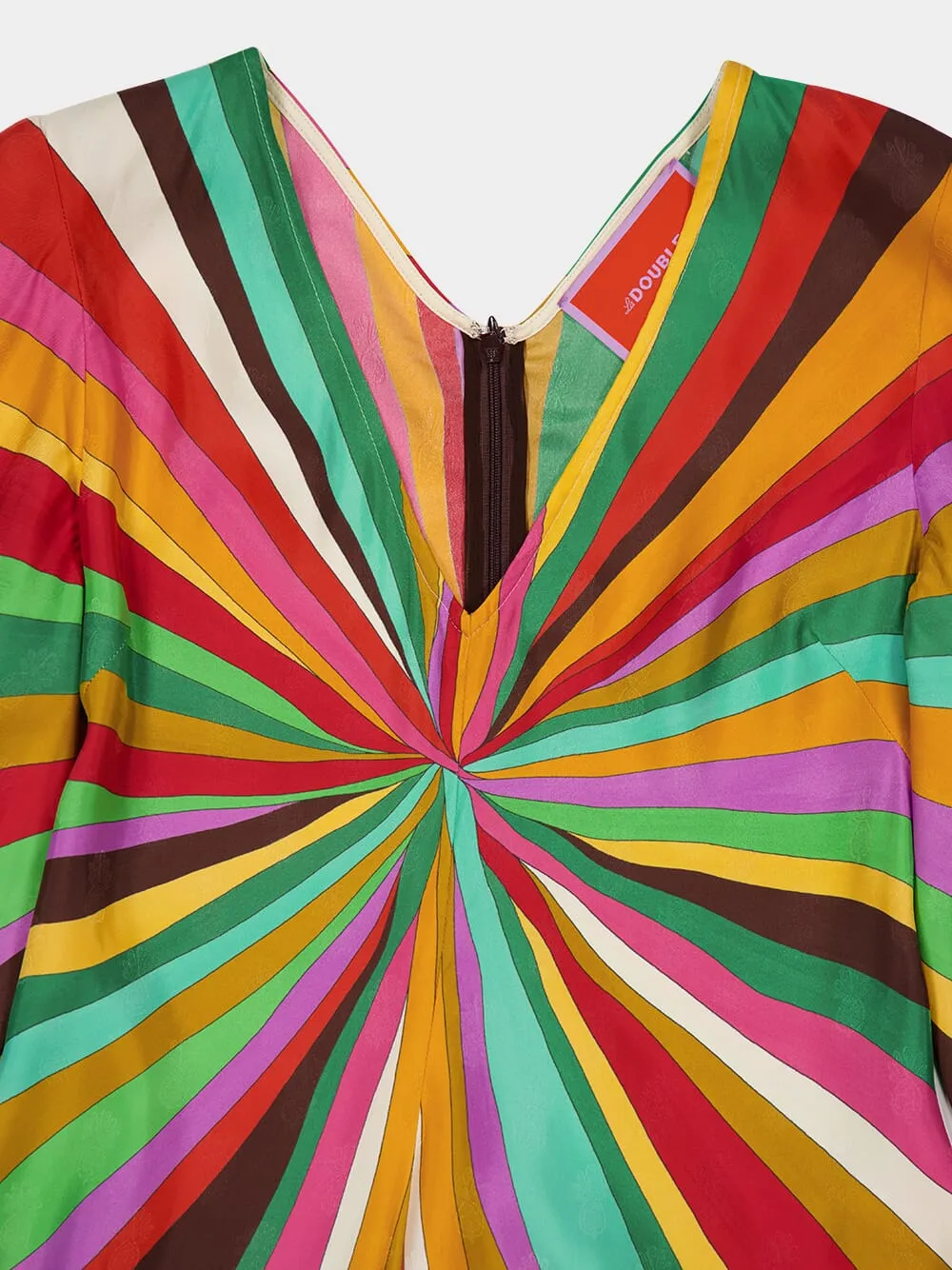 Rainbow Placée Maxi V-Neck Dress sold by Fashion Clinic product image thumbnail 3