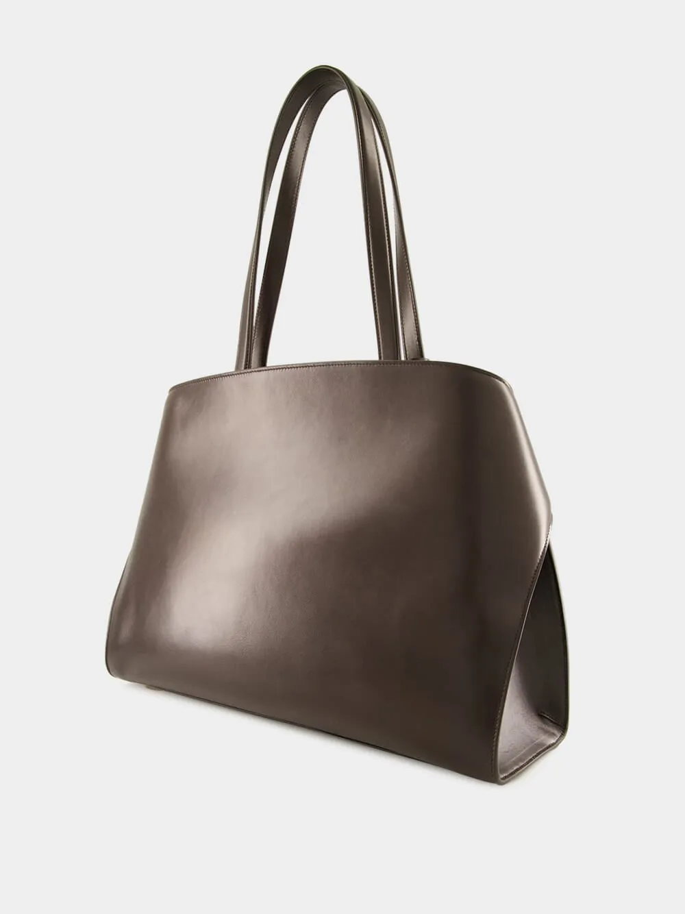 Hug Tote Bag in Black Leather sold by Fashion Clinic product image thumbnail 5