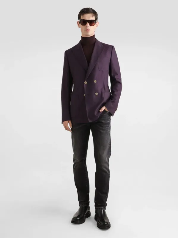 Black Slim-Fit Stretch Cotton Jeans sold by Fashion Clinic