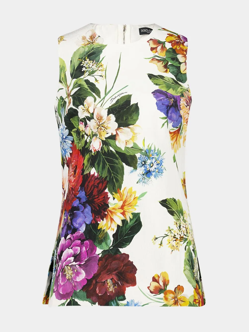 Sleeveless Floral Bouquet-Print Top sold by Fashion Clinic product image thumbnail 2