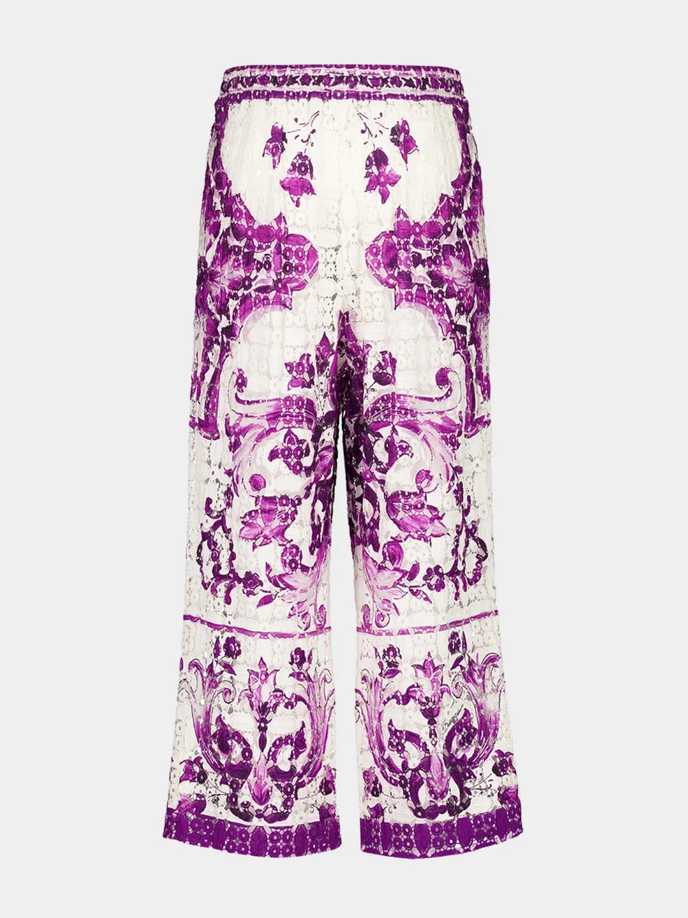 Majolica Crochet Lace Trousers sold by Fashion Clinic product image thumbnail 2