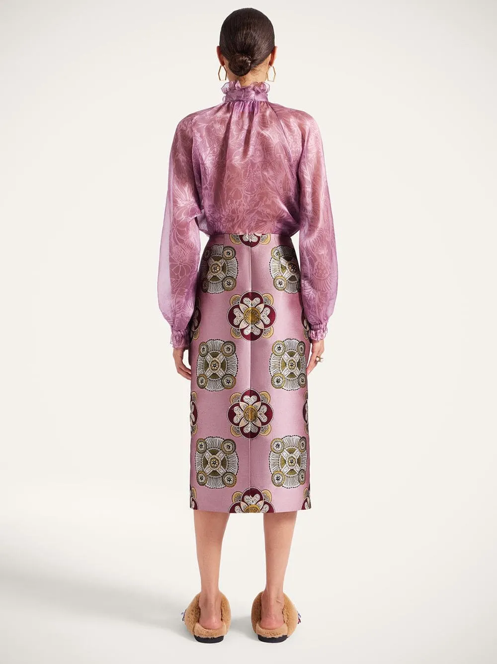 Nucleus Jacquard Midi Pencil Skirt sold by Fashion Clinic product image thumbnail 4