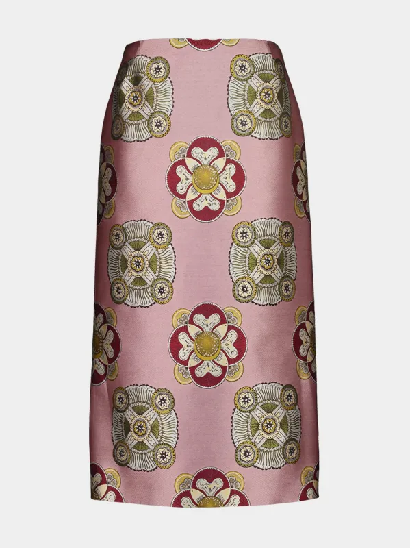 Nucleus Jacquard Midi Pencil Skirt sold by Fashion Clinic