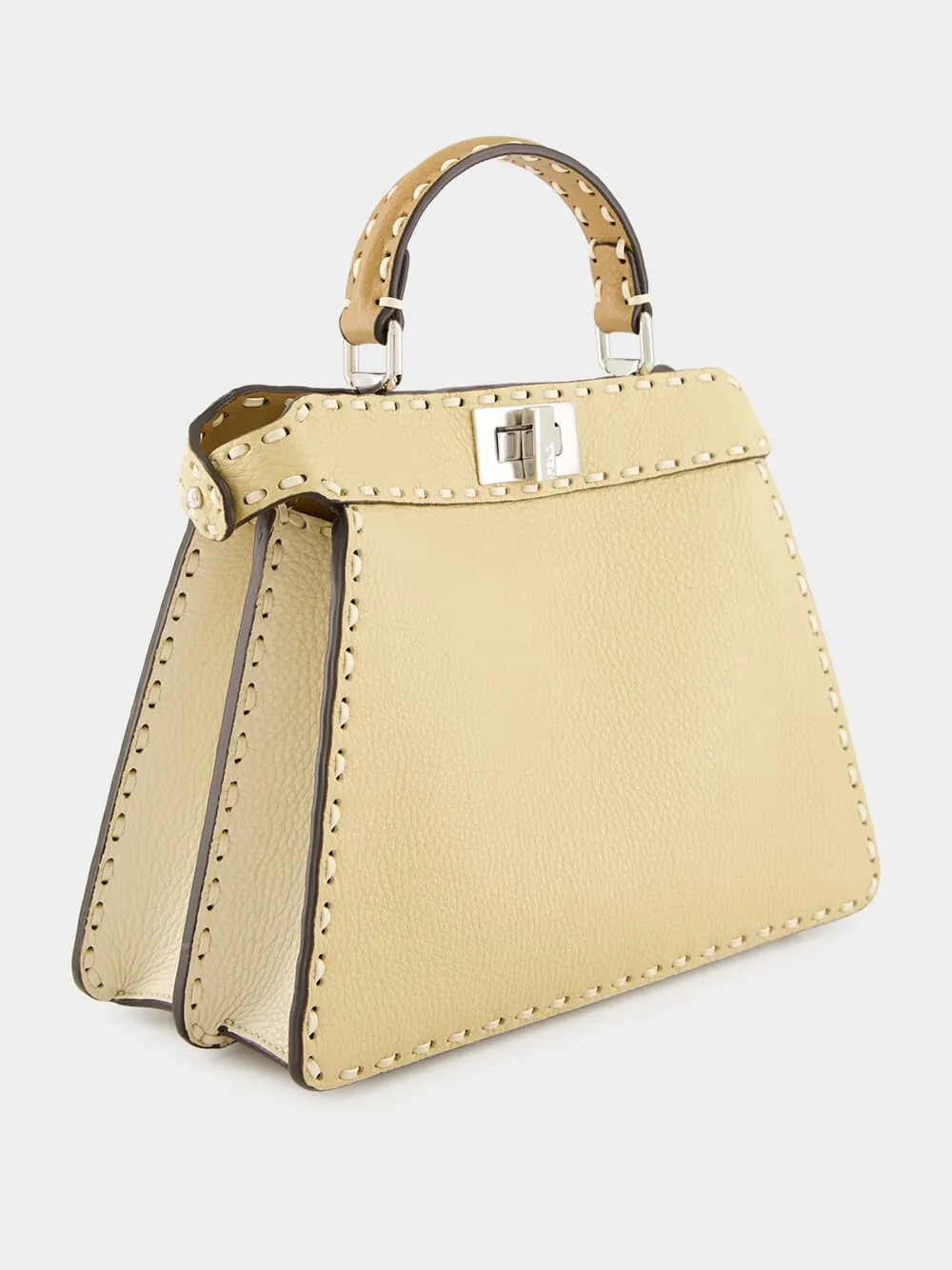 Peekaboo ISeeU Small Selleria Bag in Beige sold by Fashion Clinic product image thumbnail 4