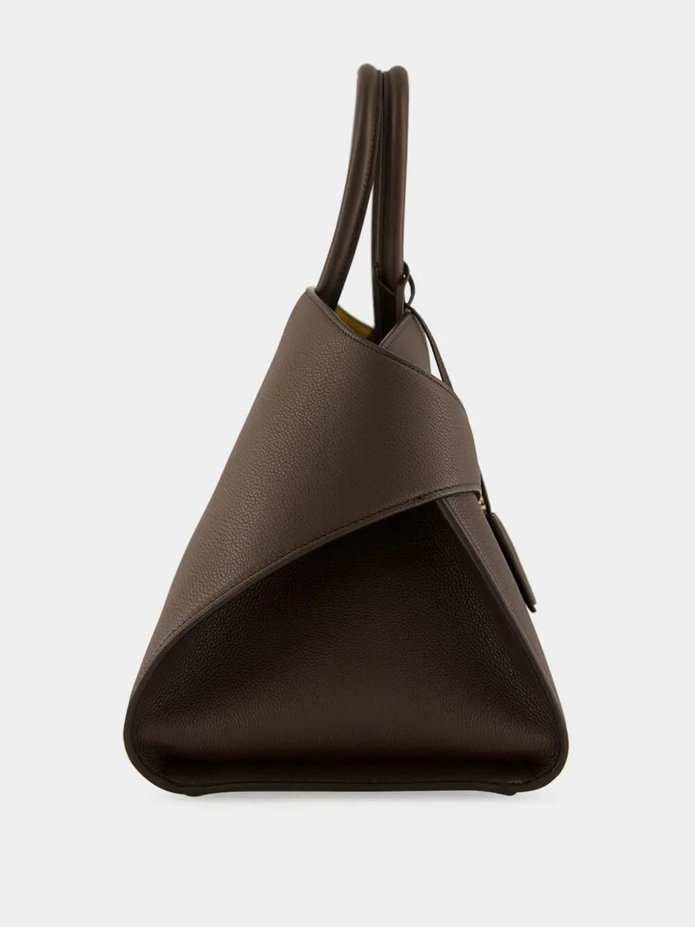 Hug Brown Grainy Leather Medium Handbag sold by Fashion Clinic product image thumbnail 4