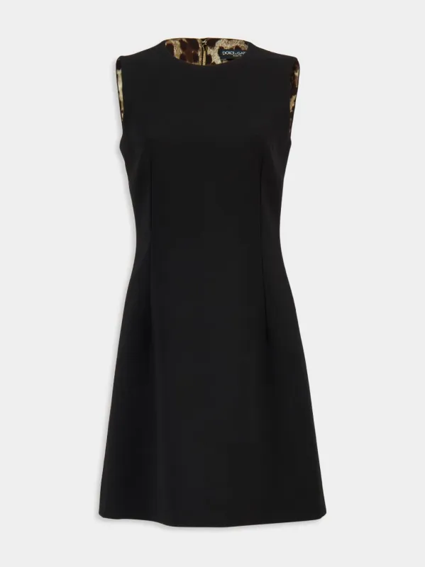 Black Virgin Wool Sleeveless Mini Dress sold by Fashion Clinic