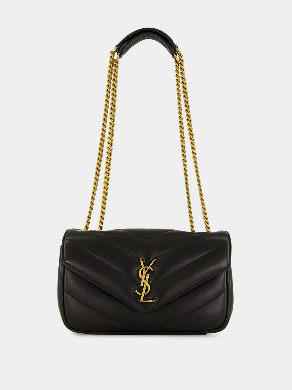 Black Small Loulou Matelassé Chain Bag sold by Fashion Clinic product image thumbnail 2