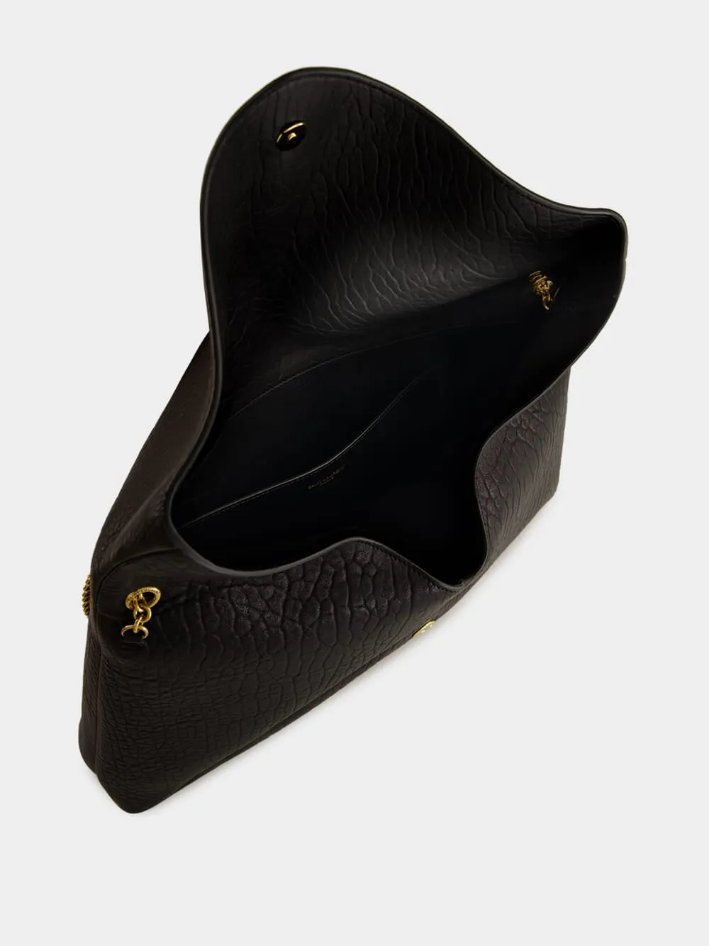 Black Cassandre XXL Lambskin Envelope Bag sold by Fashion Clinic product image thumbnail 5