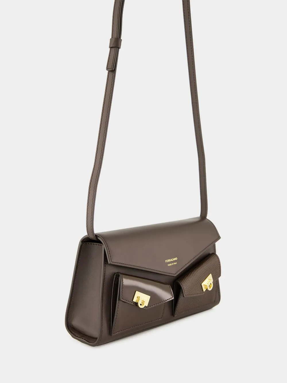 Brown Mini Harley Crossbody Bag sold by Fashion Clinic product image thumbnail 3