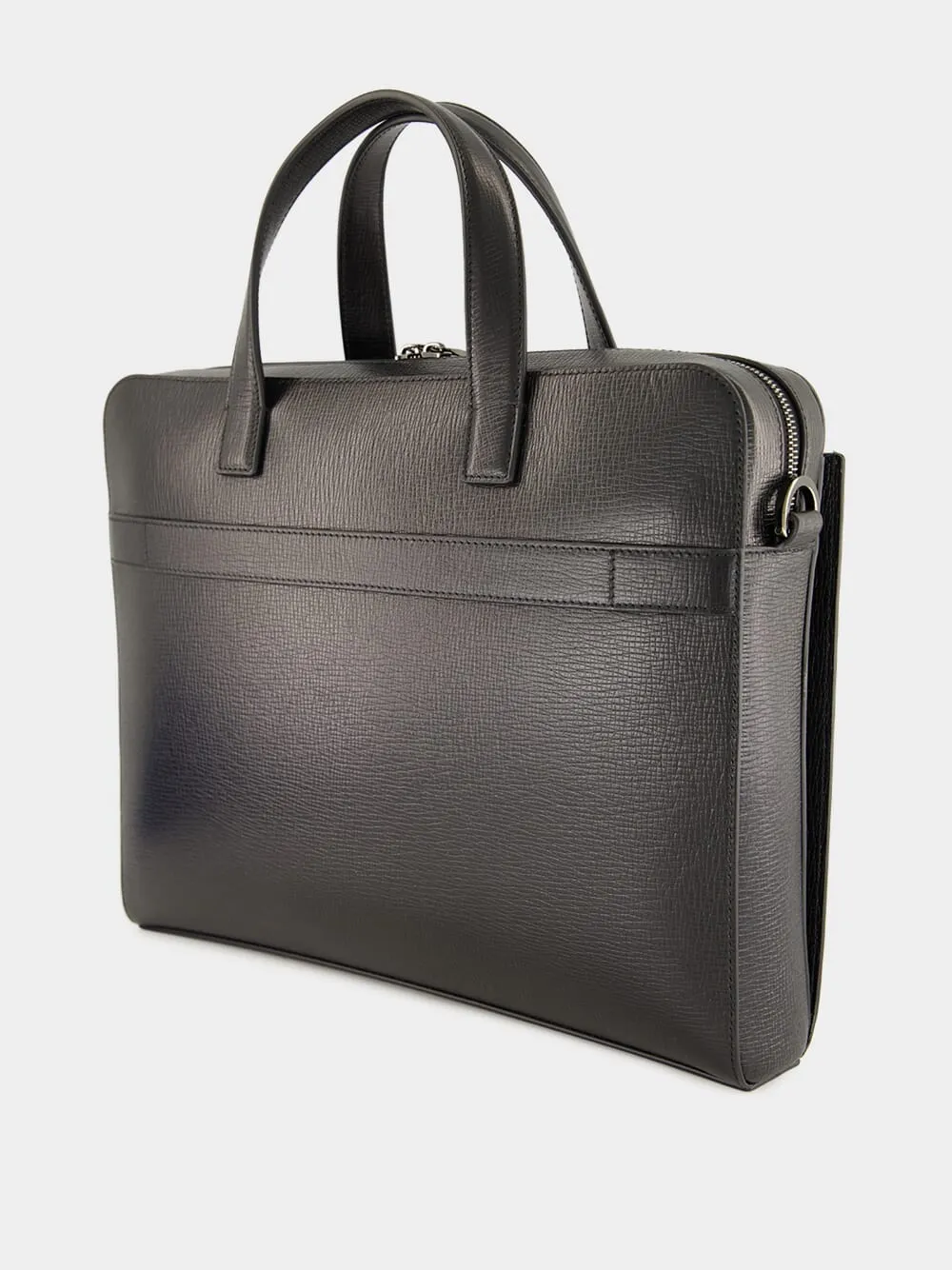Black Trading Leather Briefcase sold by Fashion Clinic product image thumbnail 5