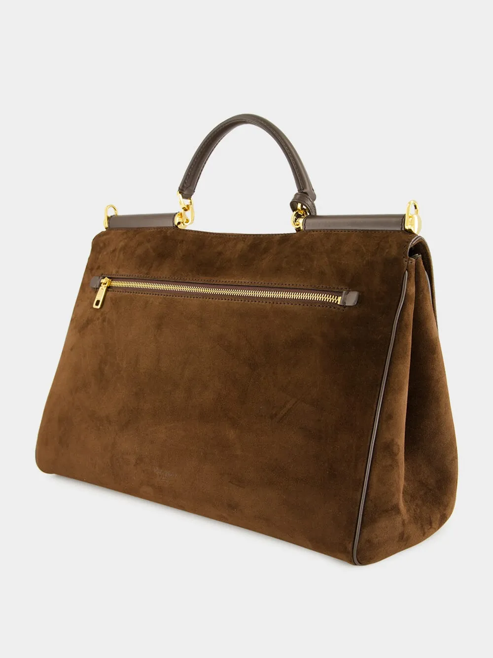 Brown My Sicily Calfskin Handbag sold by Fashion Clinic product image thumbnail 5