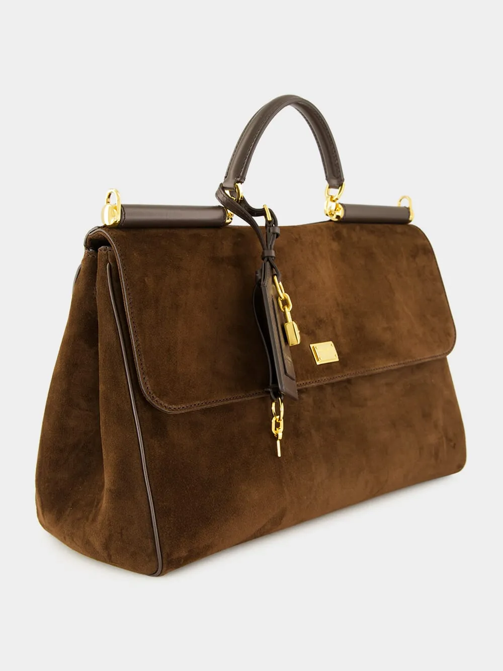 Brown My Sicily Calfskin Handbag sold by Fashion Clinic product image thumbnail 3