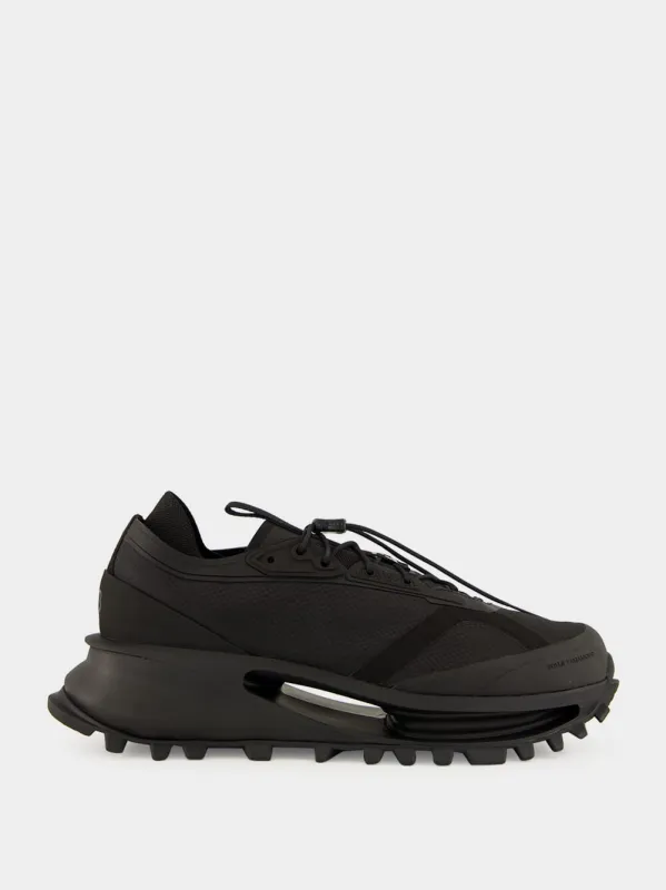 Black S-Gendo Trail Sneakers sold by Fashion Clinic