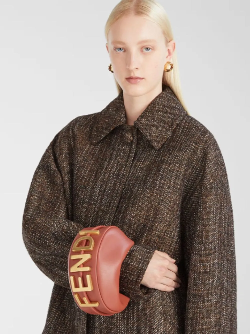 Sienna Brown Fendigraphy Mini Bag sold by Fashion Clinic product image thumbnail 2