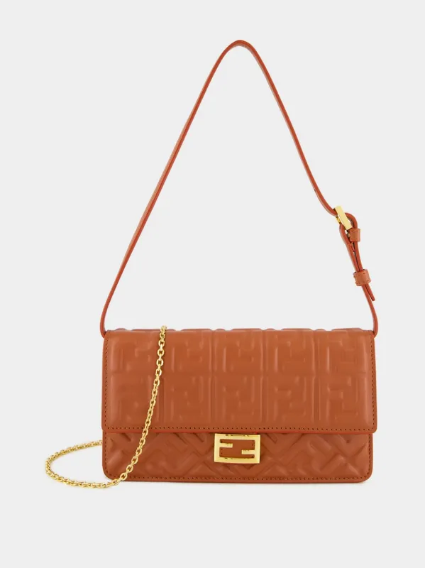 Sienna Brown Wallet On Chain Baguette sold by Fashion Clinic