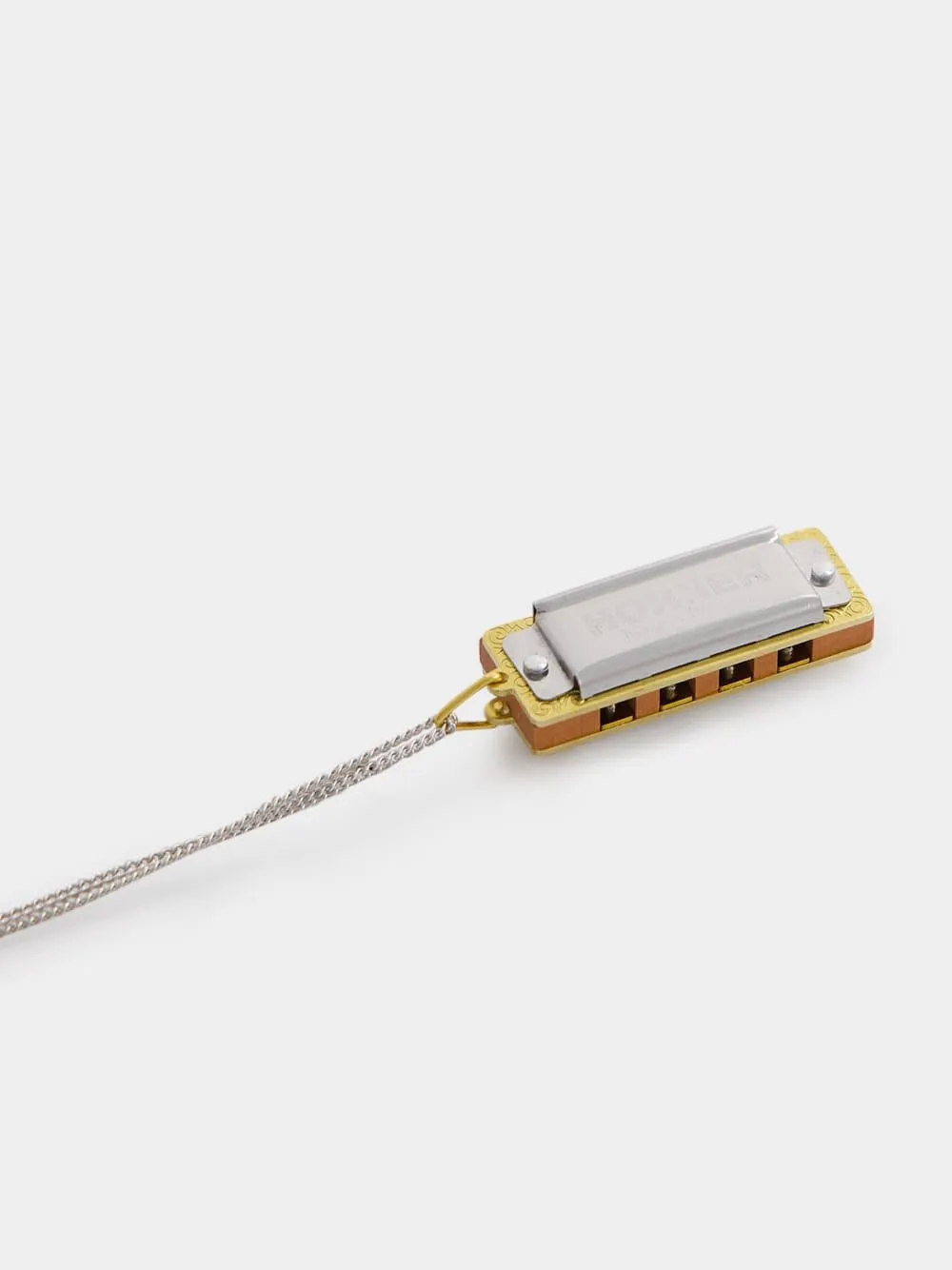 Harmonica Pendant Necklace sold by Fashion Clinic product image thumbnail 5