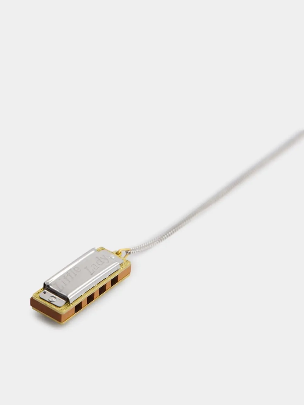 Harmonica Pendant Necklace sold by Fashion Clinic product image thumbnail 4