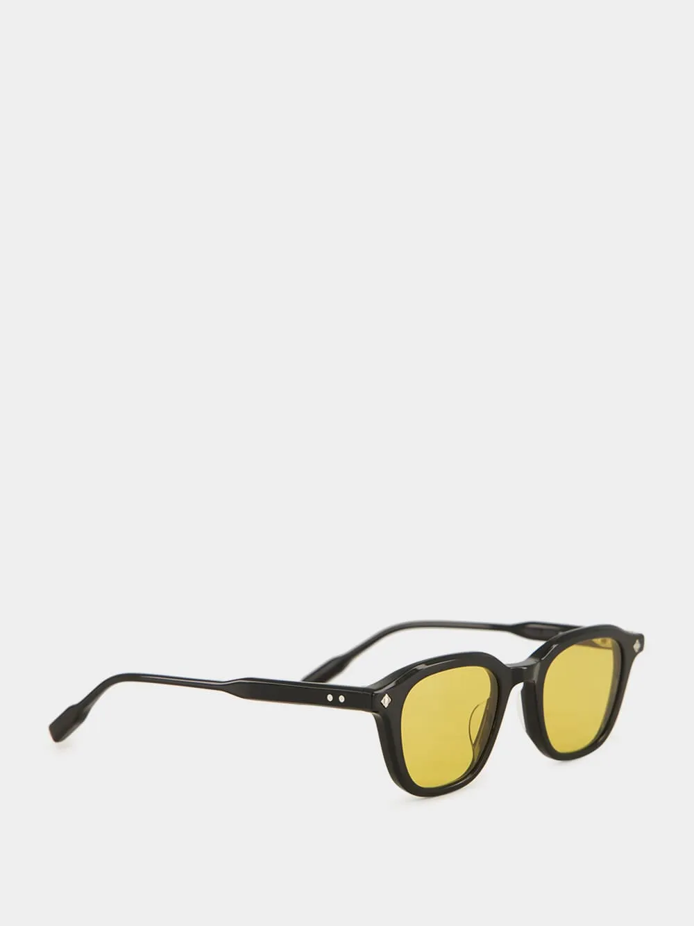Enigma Black Sunglasses with Yellow Lenses sold by Fashion Clinic product image thumbnail 2