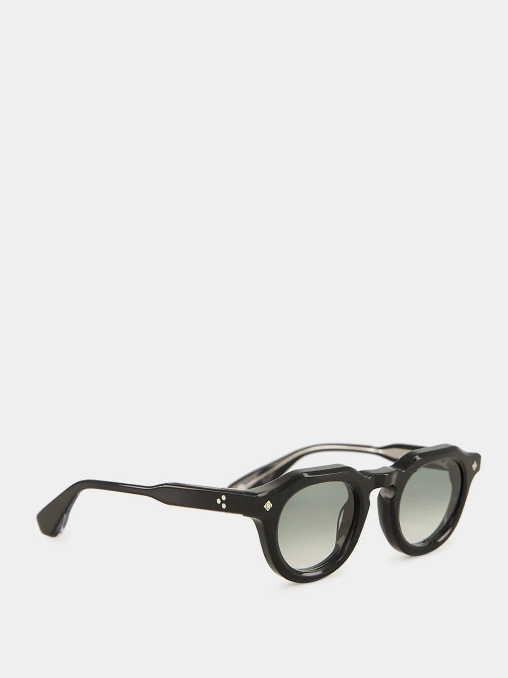 Hello Roméo Black Sunglasses with Blue-Green Gradient Lenses sold by Fashion Clinic product image thumbnail 2