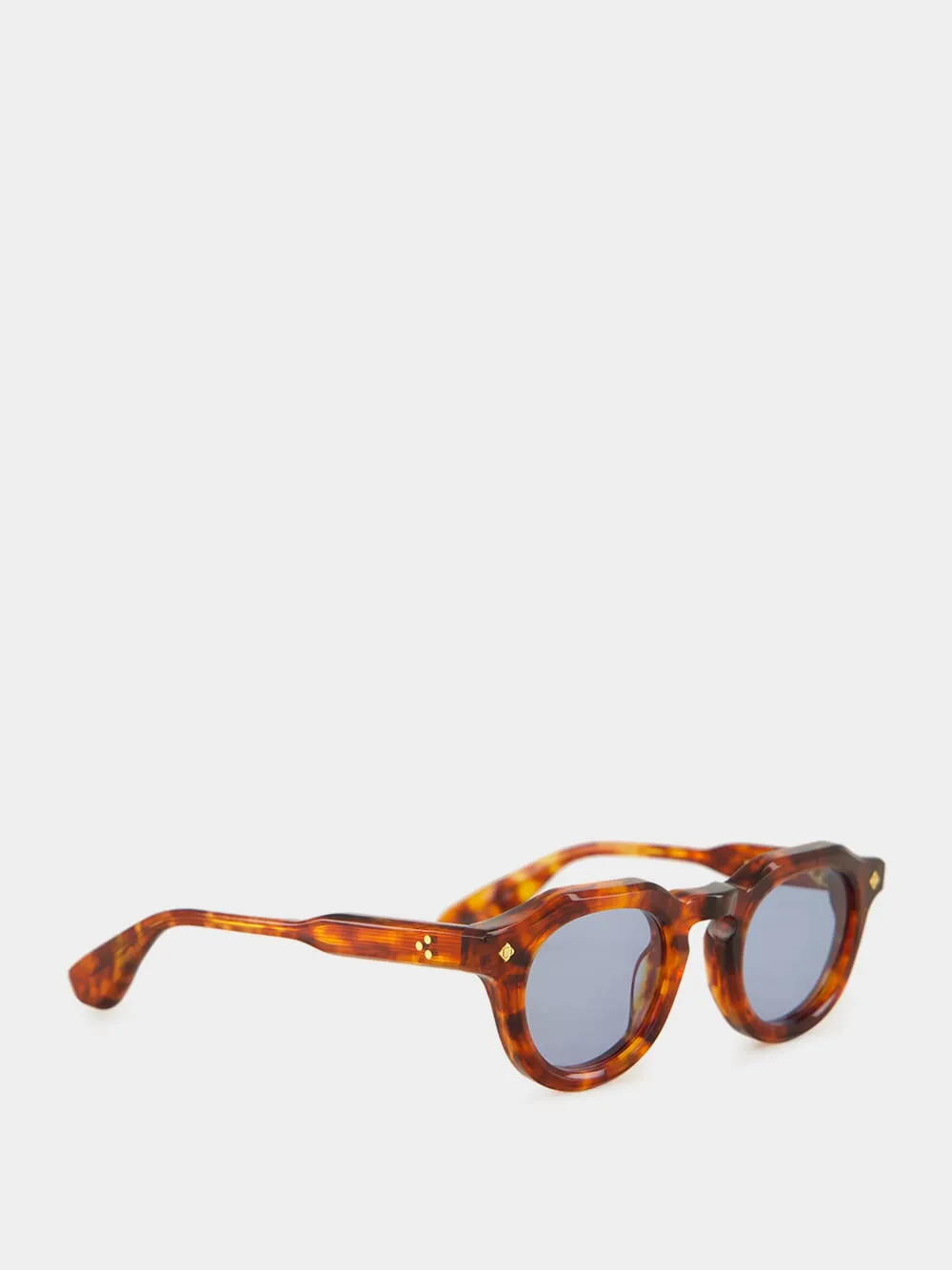 Hello Roméo Vintage Tortoise and 24K Gold Sunglasses with Blue Lenses sold by Fashion Clinic product image thumbnail 2