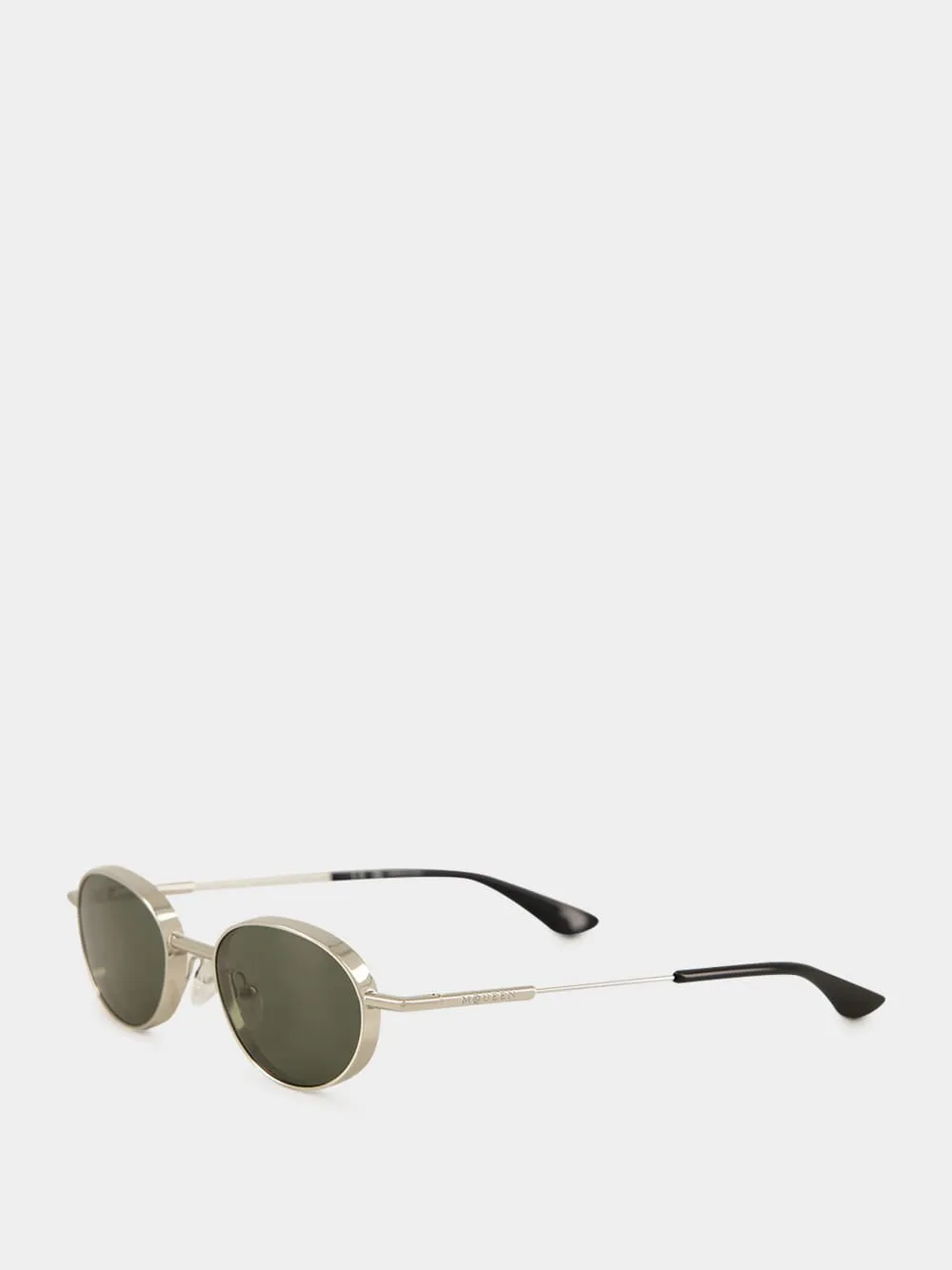 Silver Round Metal Sunglasses sold by Fashion Clinic product image thumbnail 3