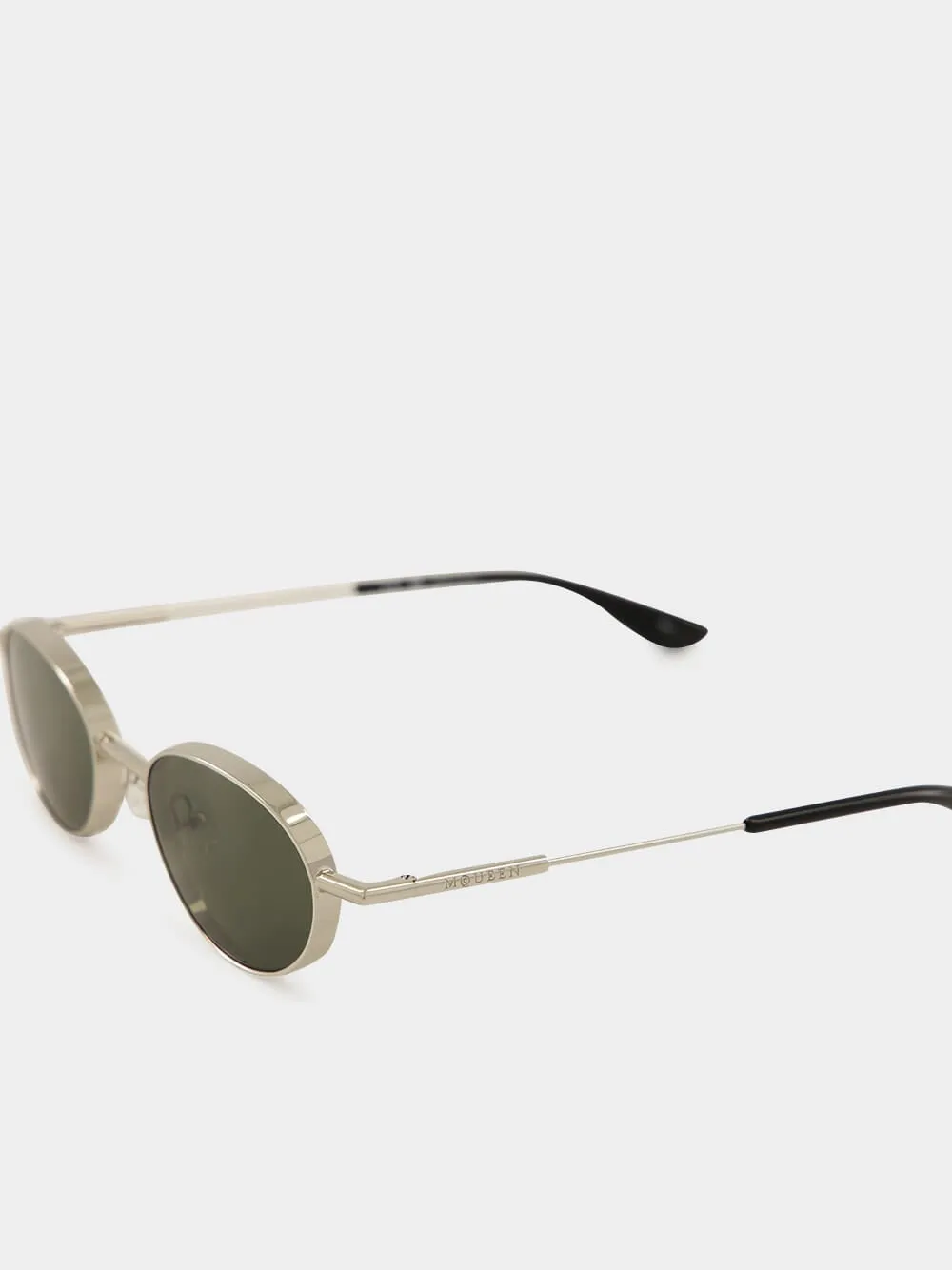 Silver Round Metal Sunglasses sold by Fashion Clinic product image thumbnail 4