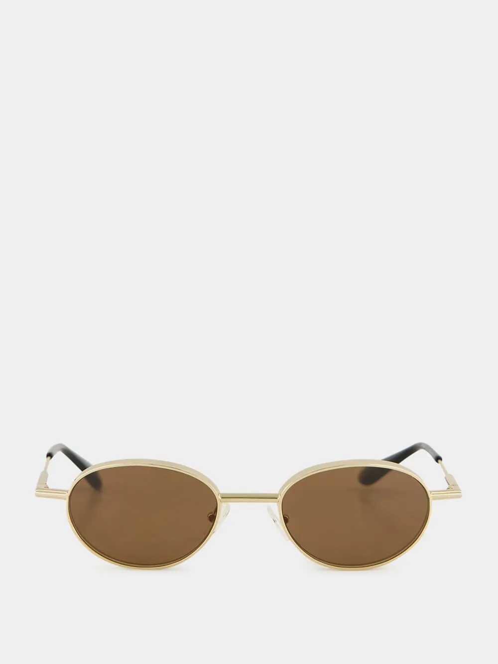 Gold Round Metal Sunglasses sold by Fashion Clinic